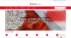 Desktop Screenshot of hycultbiotech.com